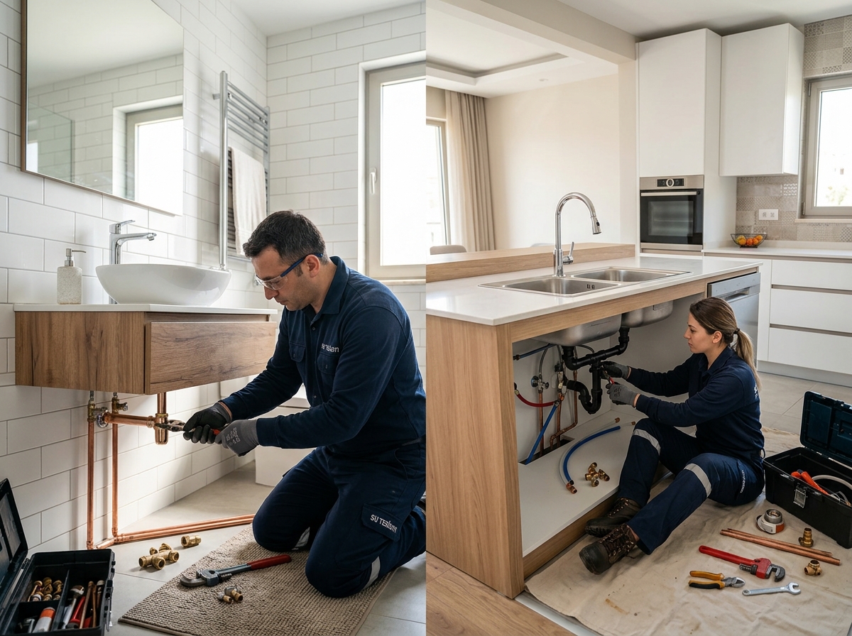 Banyo ve Mutfak Tesisatı Yenileme